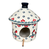Bird House, 6.5" in "Red Bird" by Manufaktura | K125T-GILE