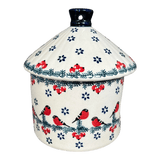 Bird House, 6.5" in "Red Bird" by Manufaktura | K125T-GILE