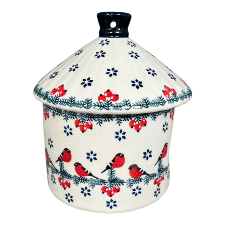 Bird House, 6.5" in "Red Bird" by Manufaktura | K125T-GILE