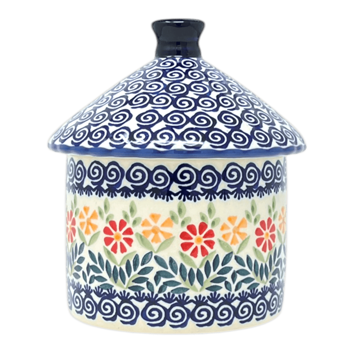 Bird House, 6.5" in "Flower Power" by Manufaktura | K125T-JS14