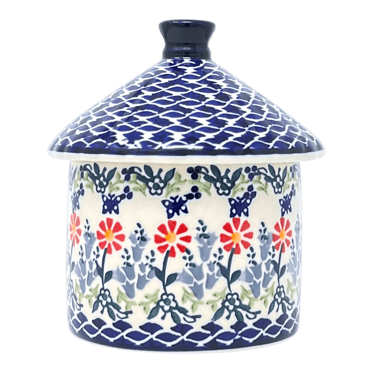 Bird House, 6.5" in "Butterfly Blossoms" by Manufaktura | K125T-MM02