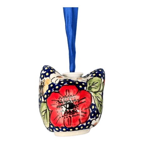 Ornament, Cat Head in "Poppies & Posies" by Manufaktura | K142S-IM02