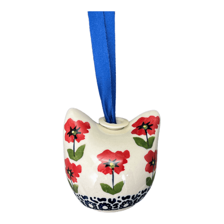 Ornament, Cat Head in "Poppy Garden" by Manufaktura | K142T-EJ01