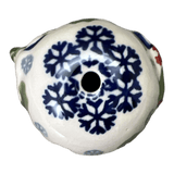 Ornament, Snowman with Tree, 2" in "Holly In Bloom" by Manufaktura | K143T-IN13