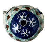 Ornament, Snowman with Tree, 2" in "Starry Wreath" by Manufaktura | K143T-PZG