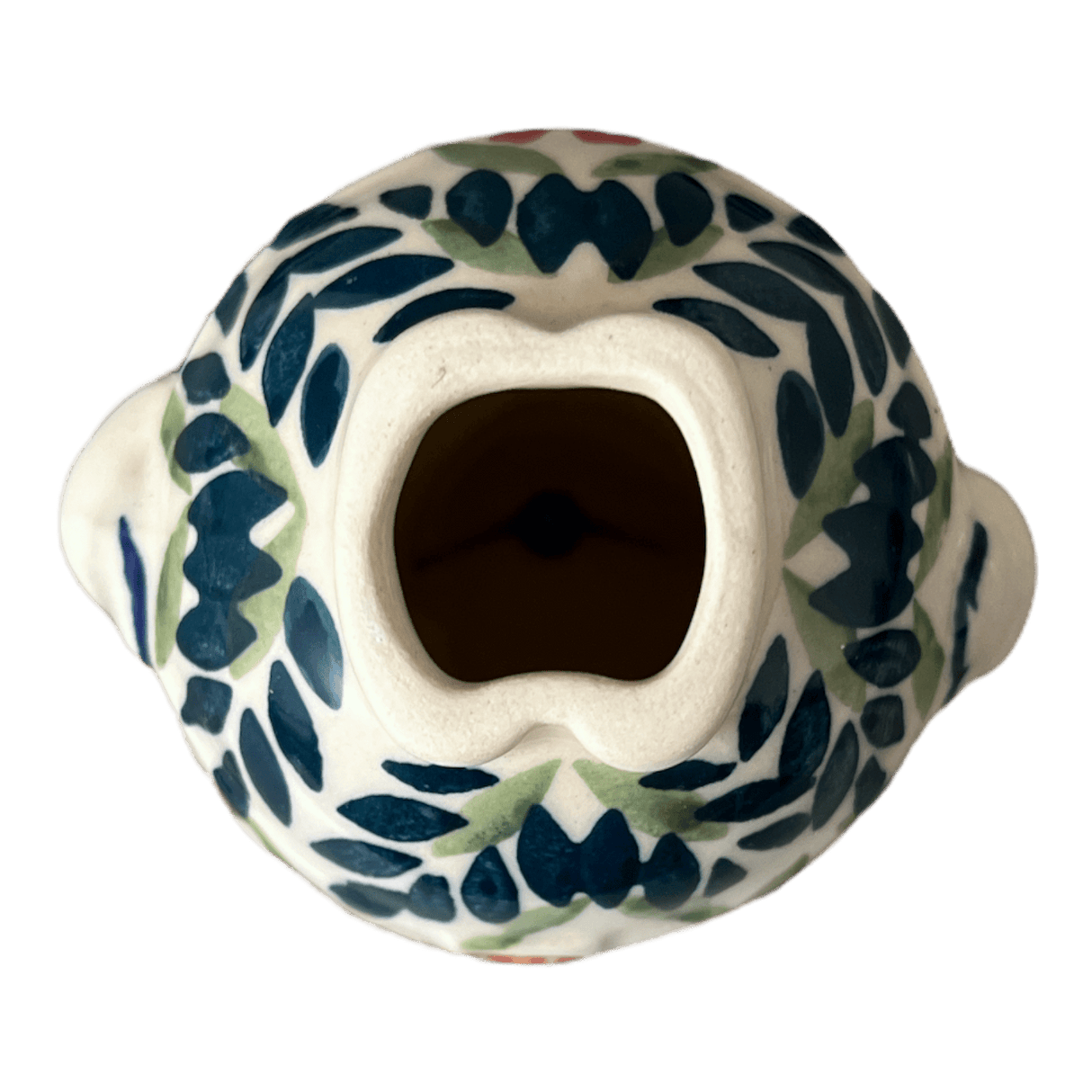 Ornament, Santa, 2.5" in "Flower Power" by Manufaktura | K144T-JS14