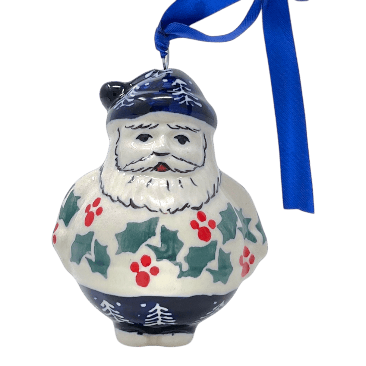 Ornament, Santa, 2.5" in "Holiday Cheer" by Manufaktura | K144T-NOS2