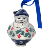 Ornament, Santa, 2.5" in "Holiday Cheer" by Manufaktura | K144T-NOS2
