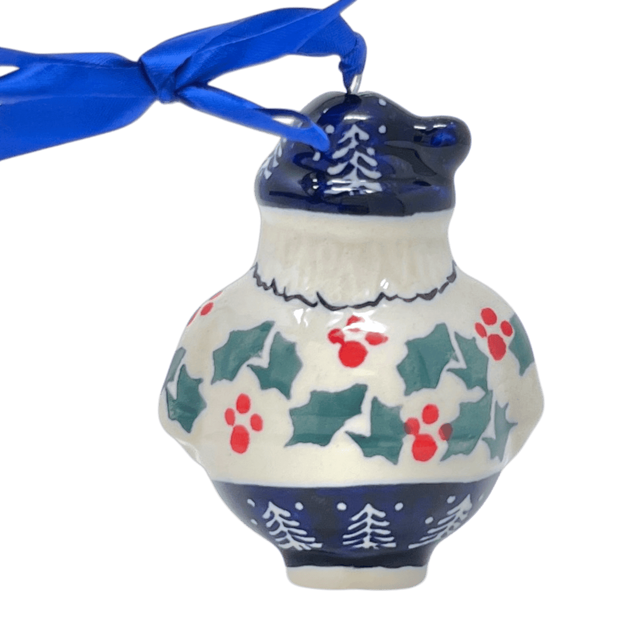 Ornament, Santa, 2.5" in "Holiday Cheer" by Manufaktura | K144T-NOS2