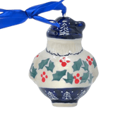 Ornament, Santa, 2.5" in "Holiday Cheer" by Manufaktura | K144T-NOS2