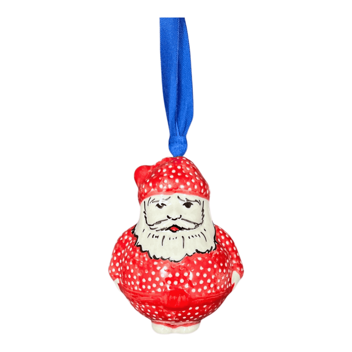 Ornament, Santa, 2.5" in "Red Sky at Night" by Manufaktura | K144T-WCZE