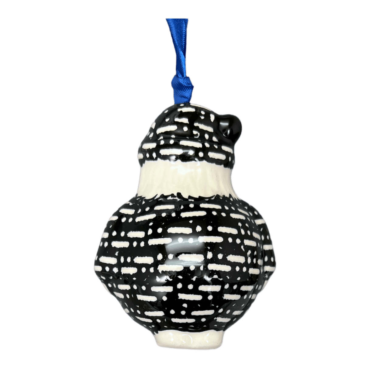 Ornament, Santa, 2.5" in "Metro" by Manufaktura | K144T-WCZM