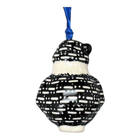 Ornament, Santa, 2.5" in "Metro" by Manufaktura | K144T-WCZM