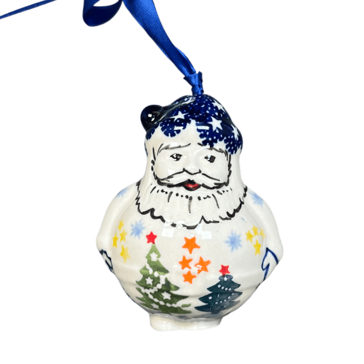 Ornament, Santa, 2.5" in "Festive Forest" by Manufaktura | K144U-INS6