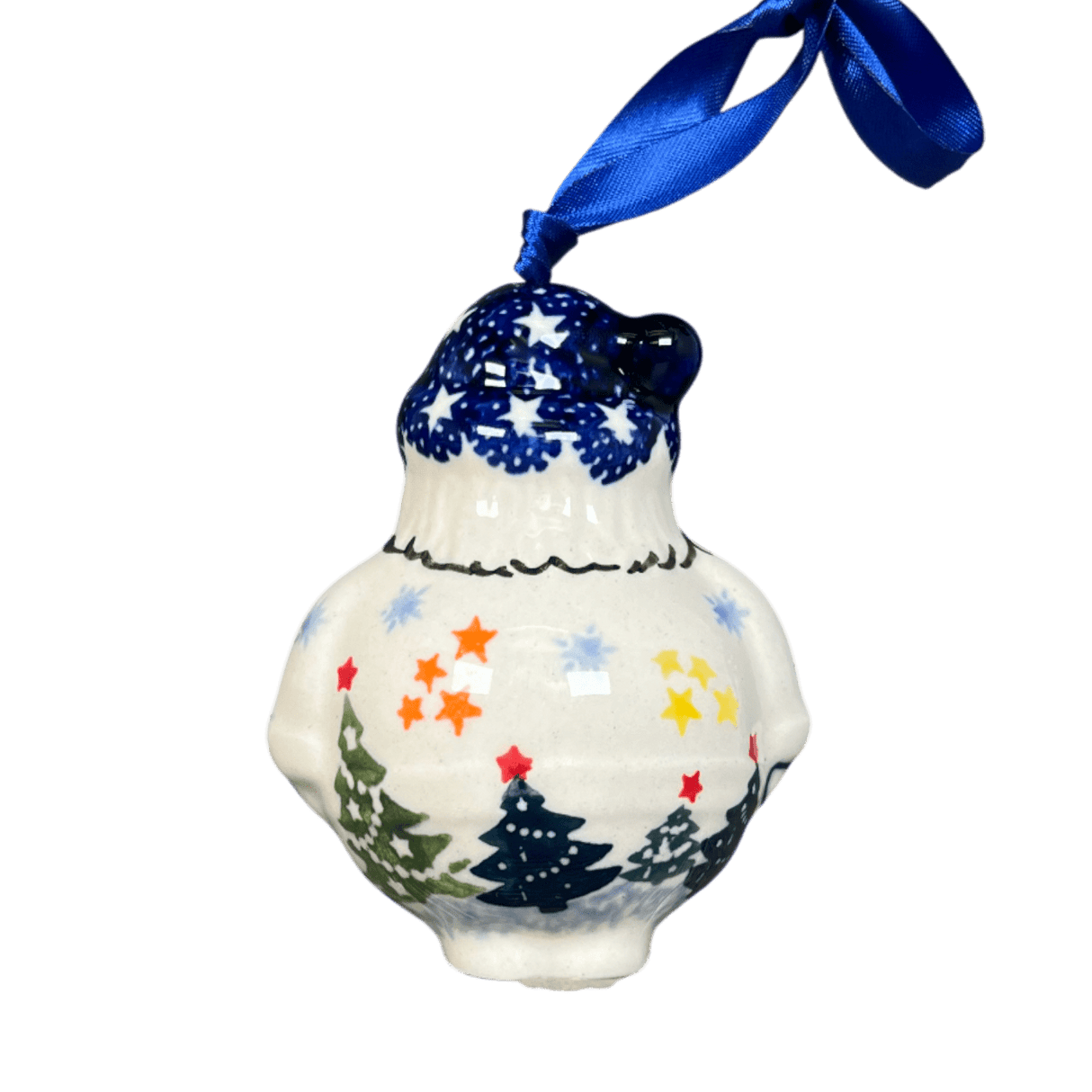 Ornament, Santa, 2.5" in "Festive Forest" by Manufaktura | K144U-INS6