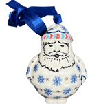 Ornament, Santa, 2.5" in "Snowflake Love" by Manufaktura | K144U-PS01