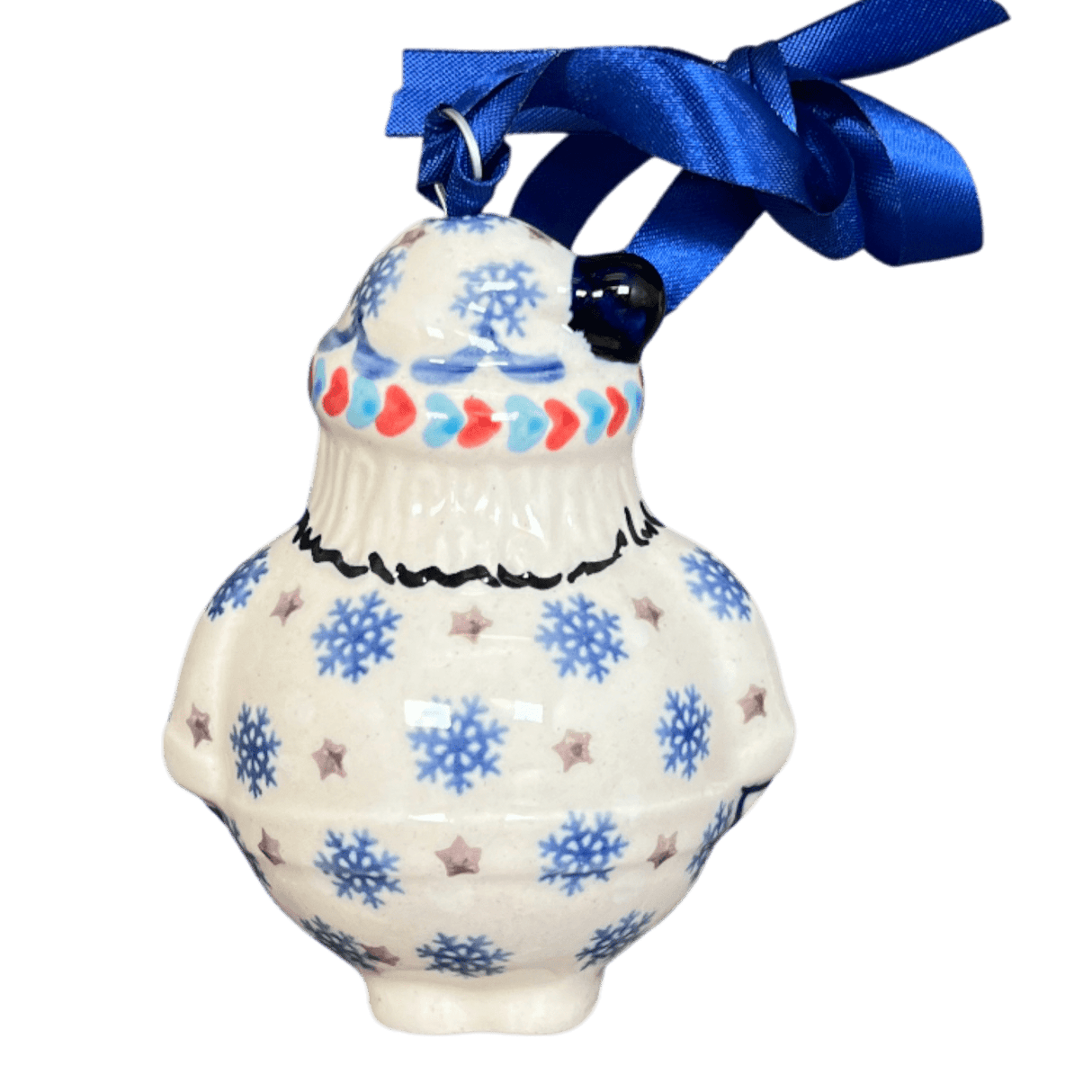 Ornament, Santa, 2.5" in "Snowflake Love" by Manufaktura | K144U-PS01