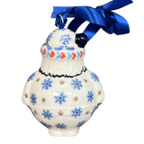 Ornament, Santa, 2.5" in "Snowflake Love" by Manufaktura | K144U-PS01