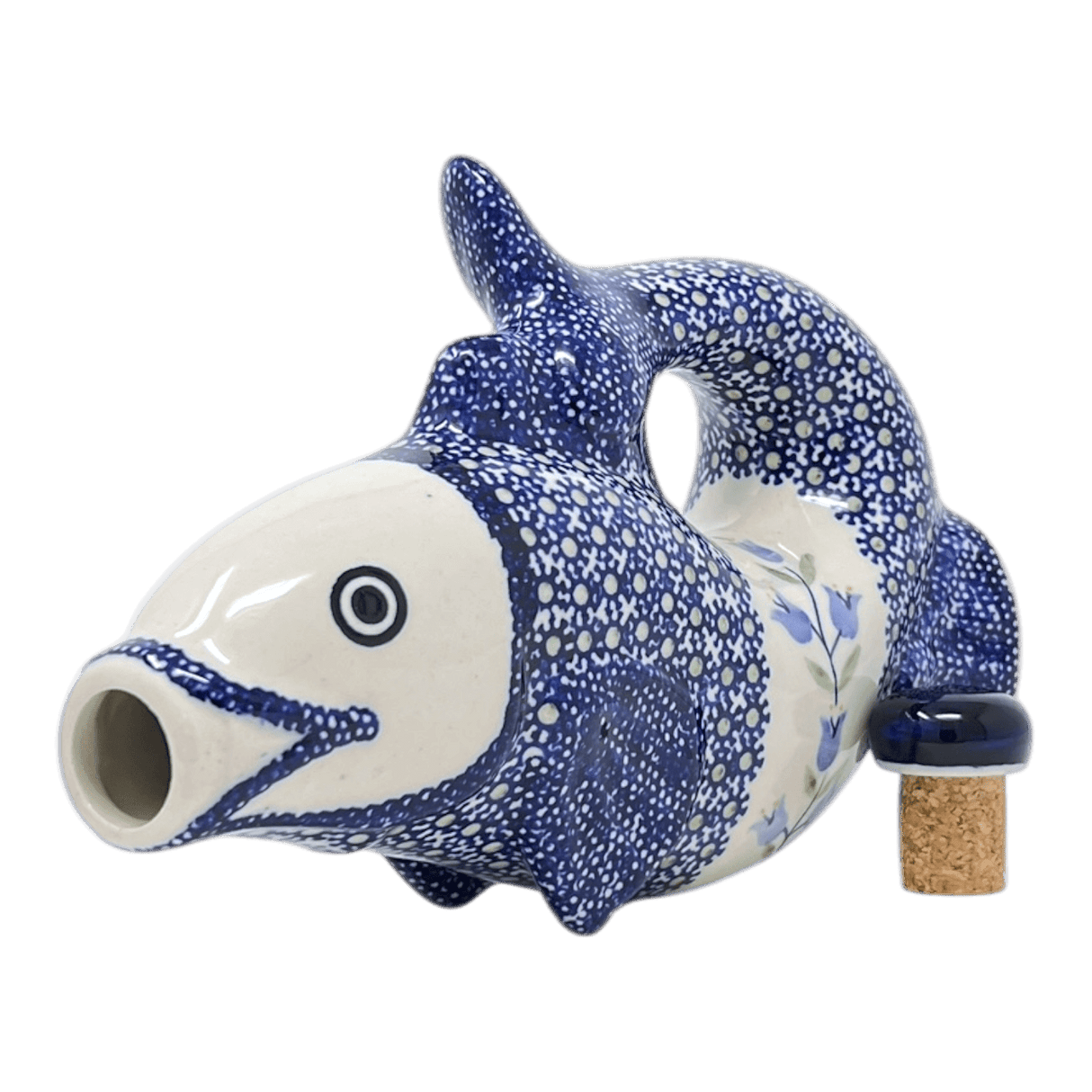 Carafe, Fish-Shaped 25 oz in "Lily of the Valley" by Manufaktura | K149T-ASD