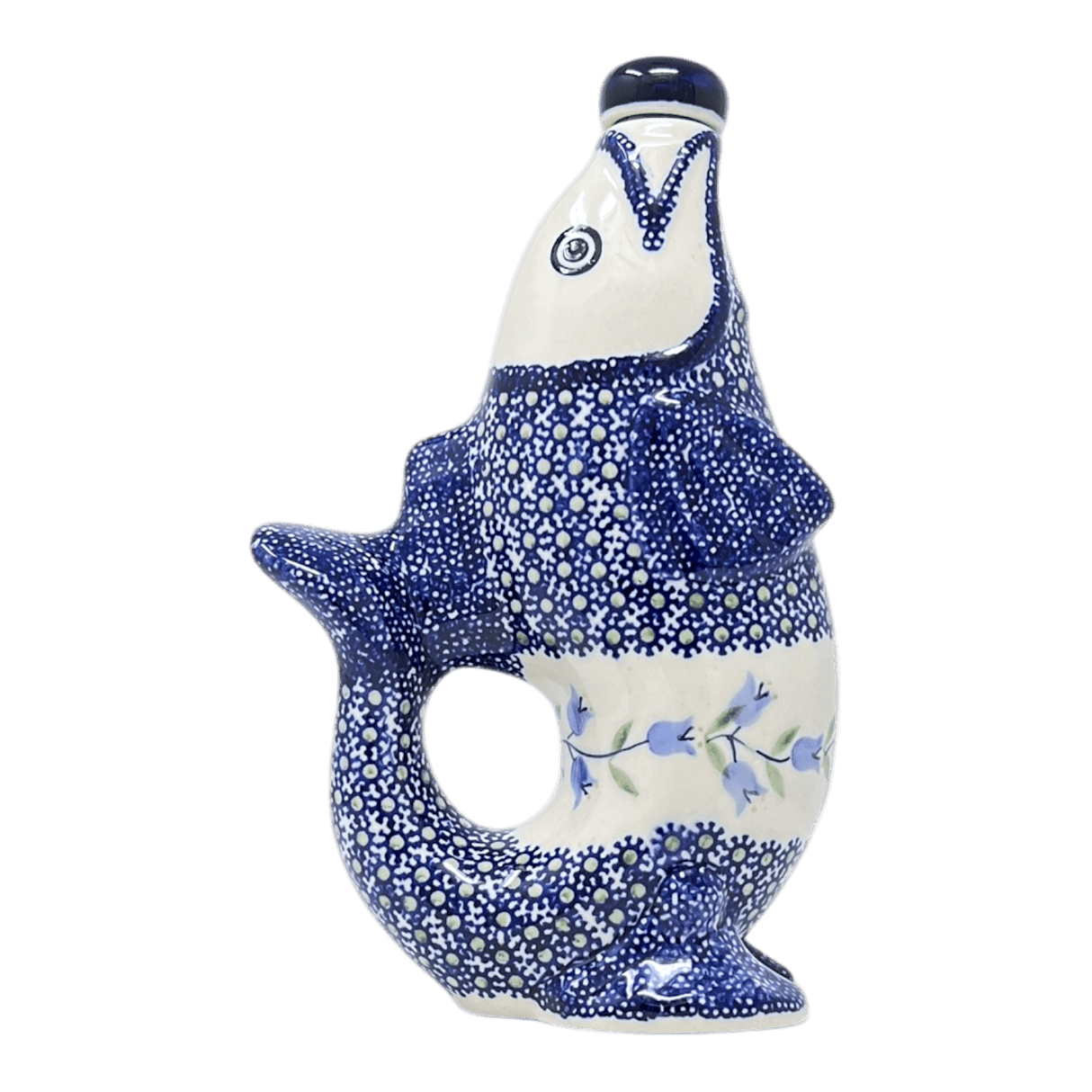 Carafe, Fish-Shaped 25 oz in "Lily of the Valley" by Manufaktura | K149T-ASD