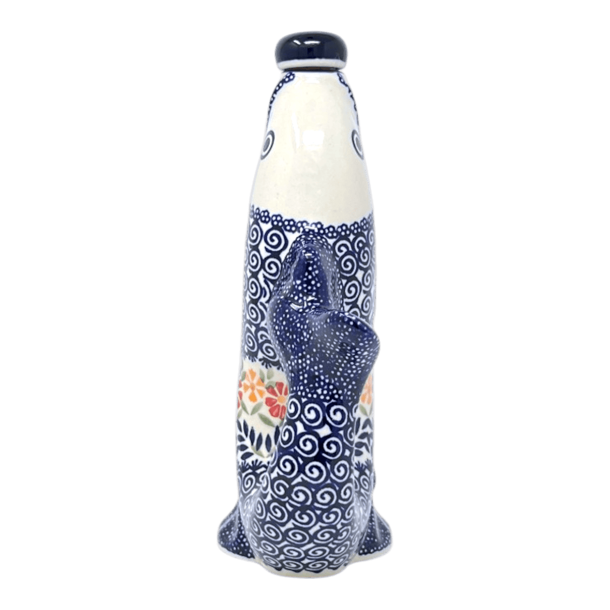 Carafe, Fish-Shaped 25 oz in "Flower Power" by Manufaktura | K149T-JS14