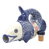 Carafe, Fish-Shaped 25 oz in "Flower Power" by Manufaktura | K149T-JS14