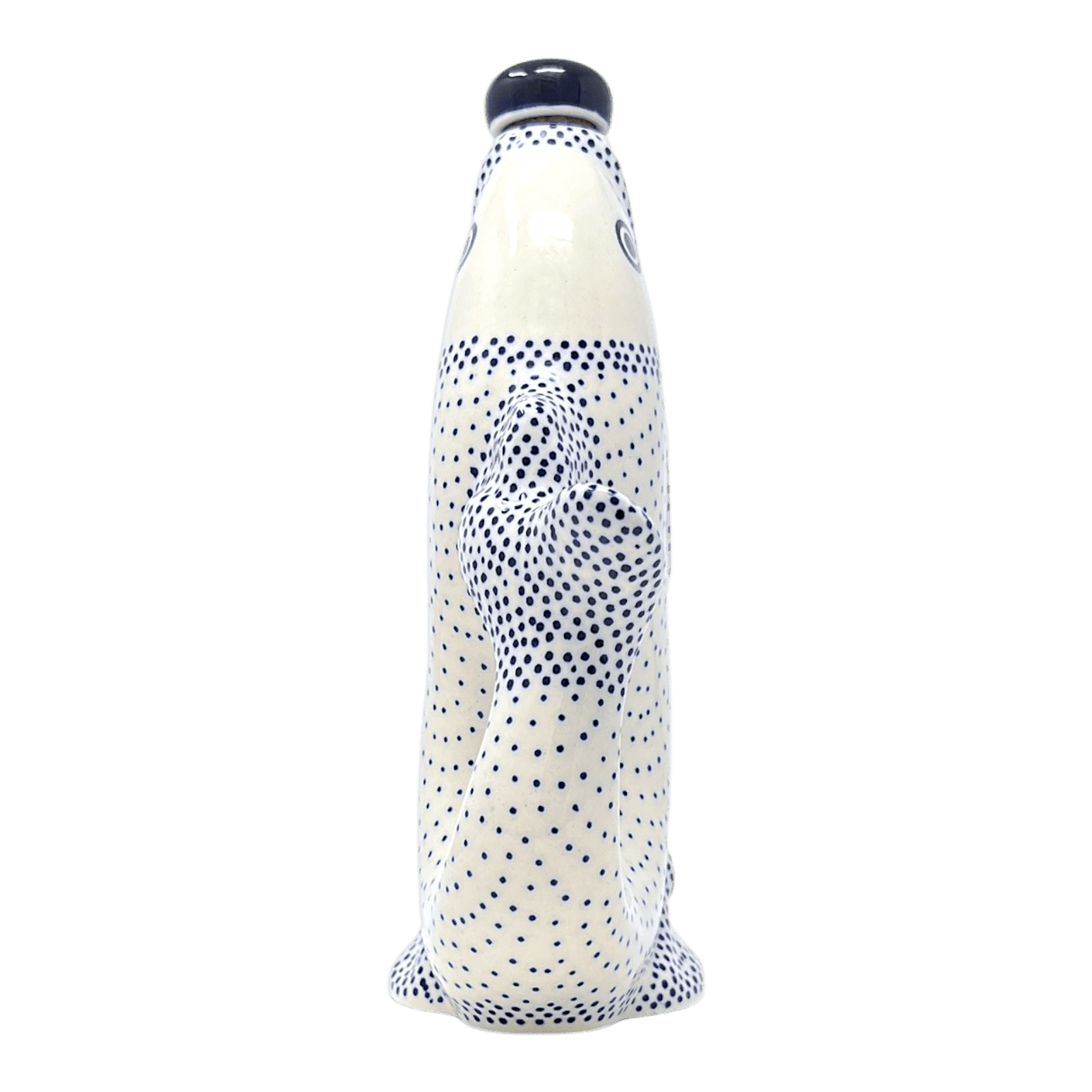 Carafe, Fish-Shaped 25 oz in "Misty Blue" by Manufaktura | K149U-61A