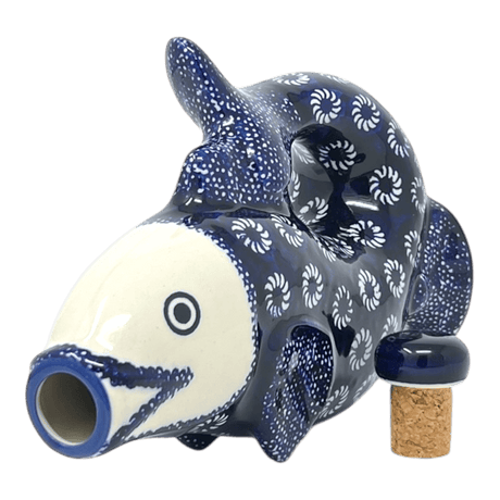 Carafe, Fish-Shaped 25 oz in "Plentiful Pinwheels" by Manufaktura | K149U-ZP02