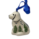 Ornament, Dog, 3" in "Pine Forest" by Manufaktura | K164S-PS29