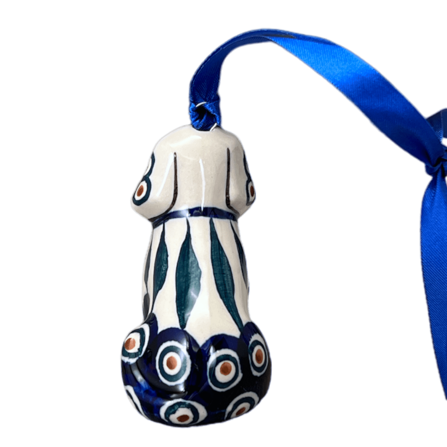 Dog Ornament (Peacock) | K164T-54 - The Polish Pottery Outlet