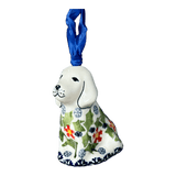 Ornament, Dog, 3" in "Holly In Bloom" by Manufaktura | K164T-IN13