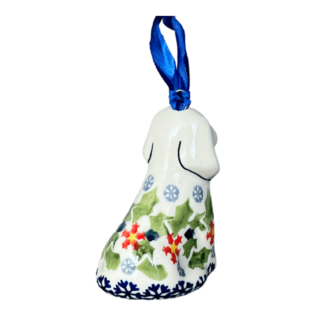 Ornament, Dog, 3" in "Holly In Bloom" by Manufaktura | K164T-IN13