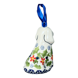 Ornament, Dog, 3" in "Holly In Bloom" by Manufaktura | K164T-IN13