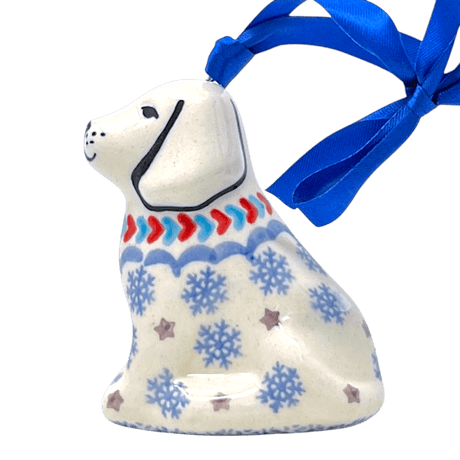 Ornament, Dog, 3" in "Snowflake Love" by Manufaktura | K164U-PS01