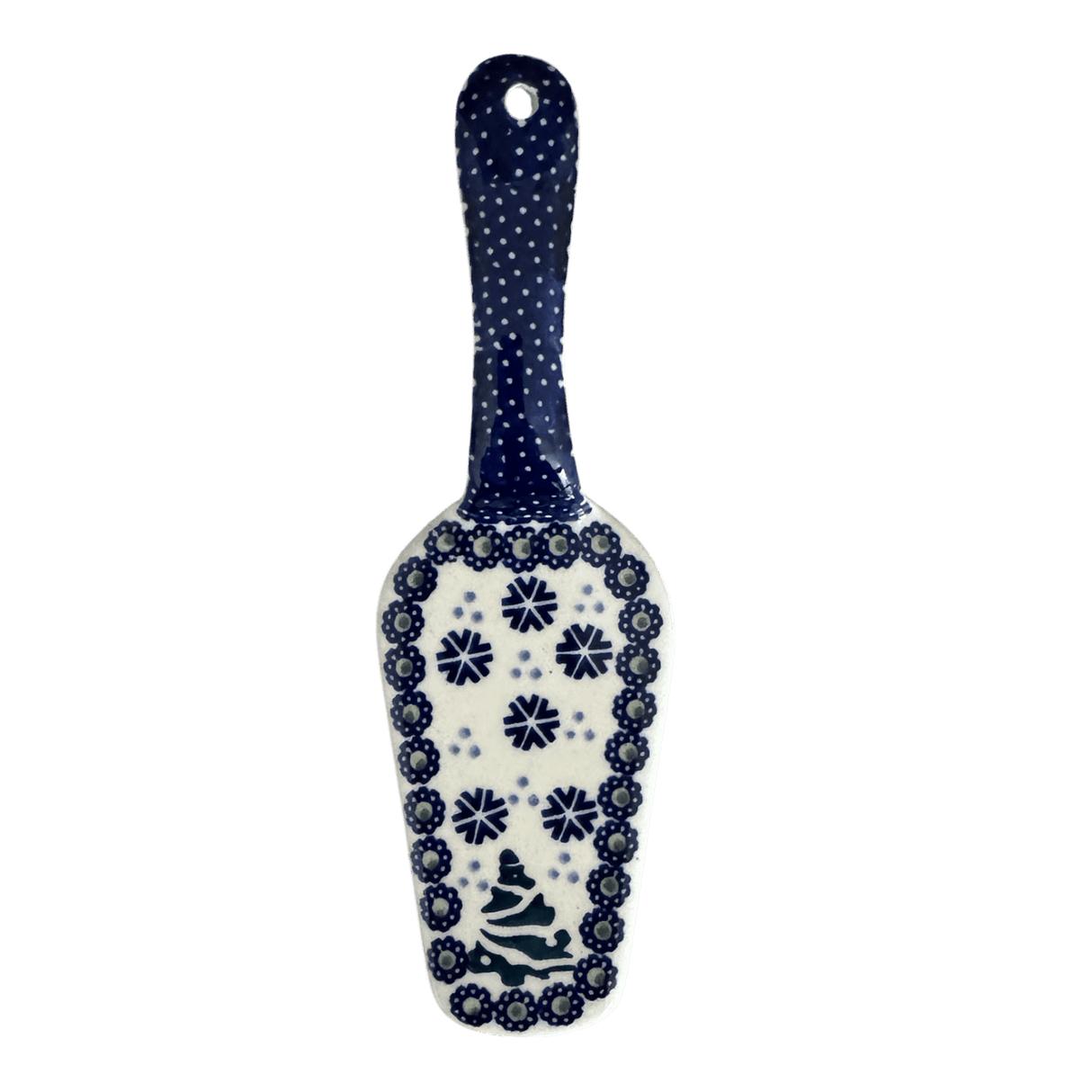 Slice Server, 2.5" x 7.5" in "Snowy Pines" by Manufaktura | L005T-U22