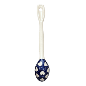 Polish Pottery Stirring Spoon (Sea of Hearts) | L008T-SEA Additional Image at PolishPotteryOutlet.com