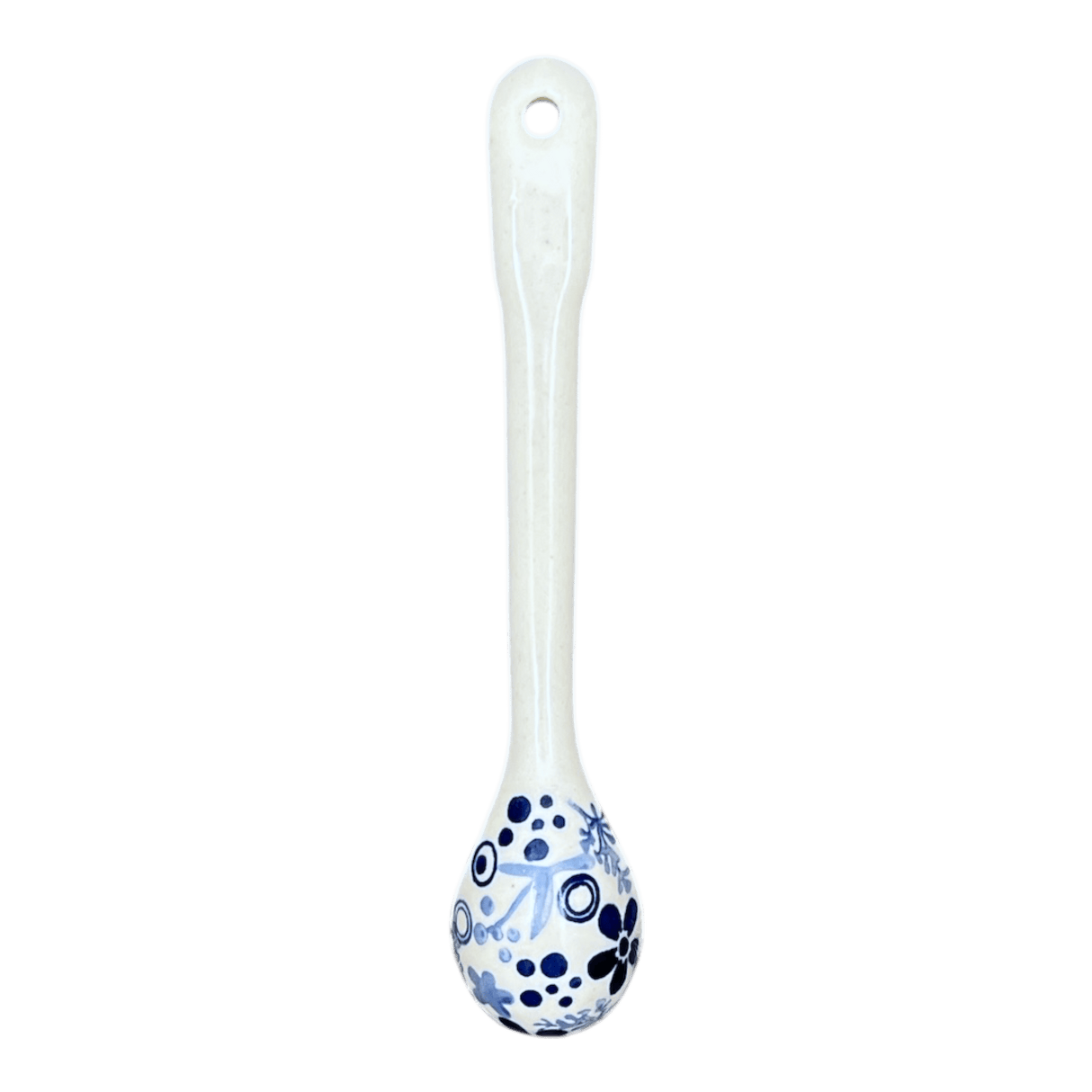 Spoon, Dipping Spoon, 6.5" in "Rambling Blues" by Manufaktura | L014S-GZ50