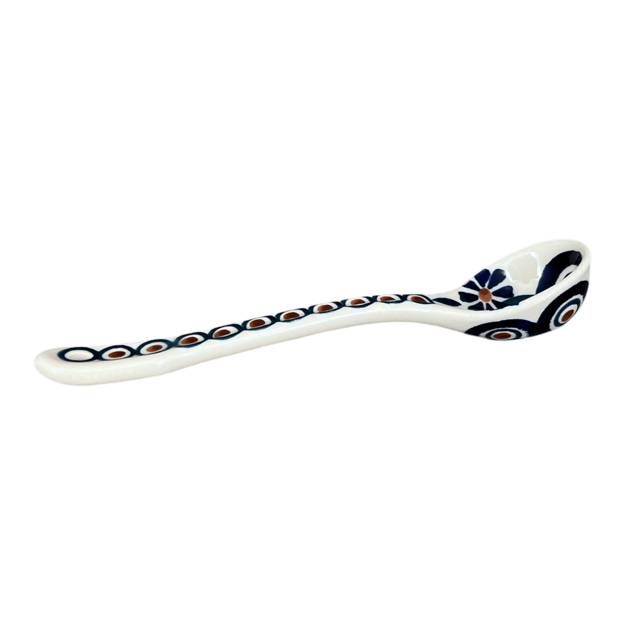 Spoon, Dipping Spoon, 6.5" in "Floral Peacock" by Manufaktura | L014T-54KK