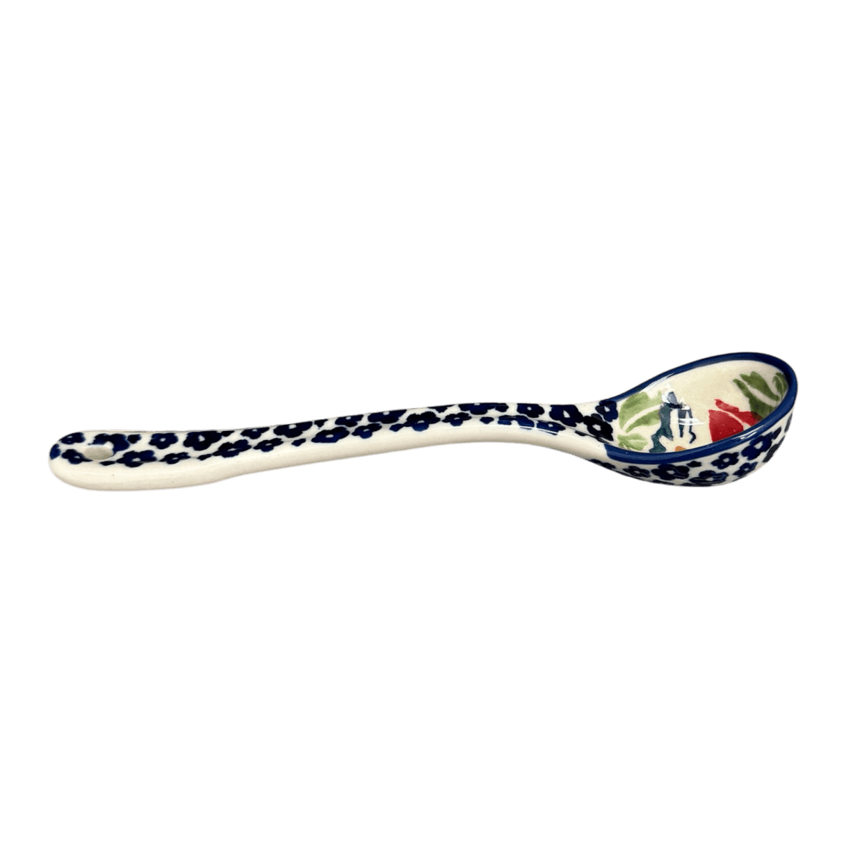 Spoon, Dipping Spoon, 6.5" in "Poppy Parade" by Manufaktura | L014U-P341