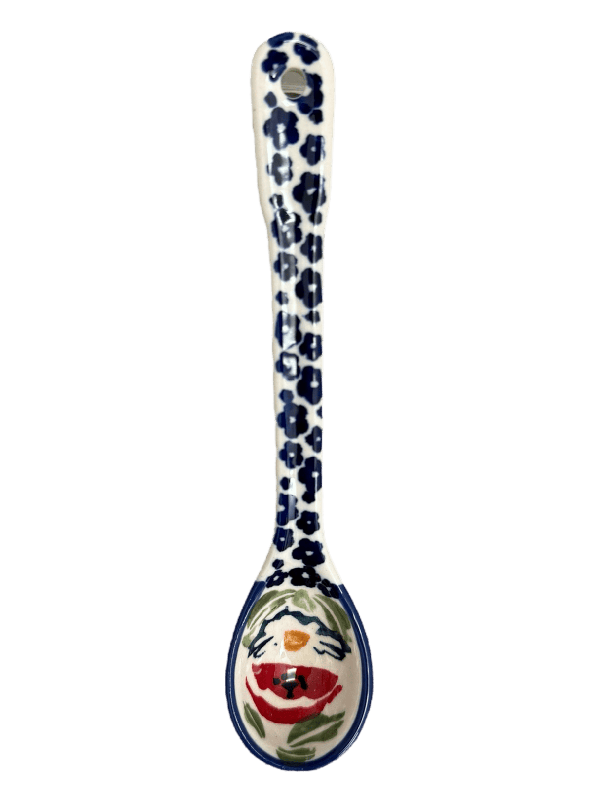 Spoon, Dipping Spoon, 6.5" in "Poppy Parade" by Manufaktura | L014U-P341