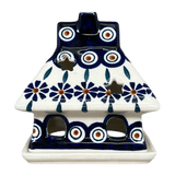 Luminary, House, 5" in "Floral Peacock" by Manufaktura | L020T-54KK