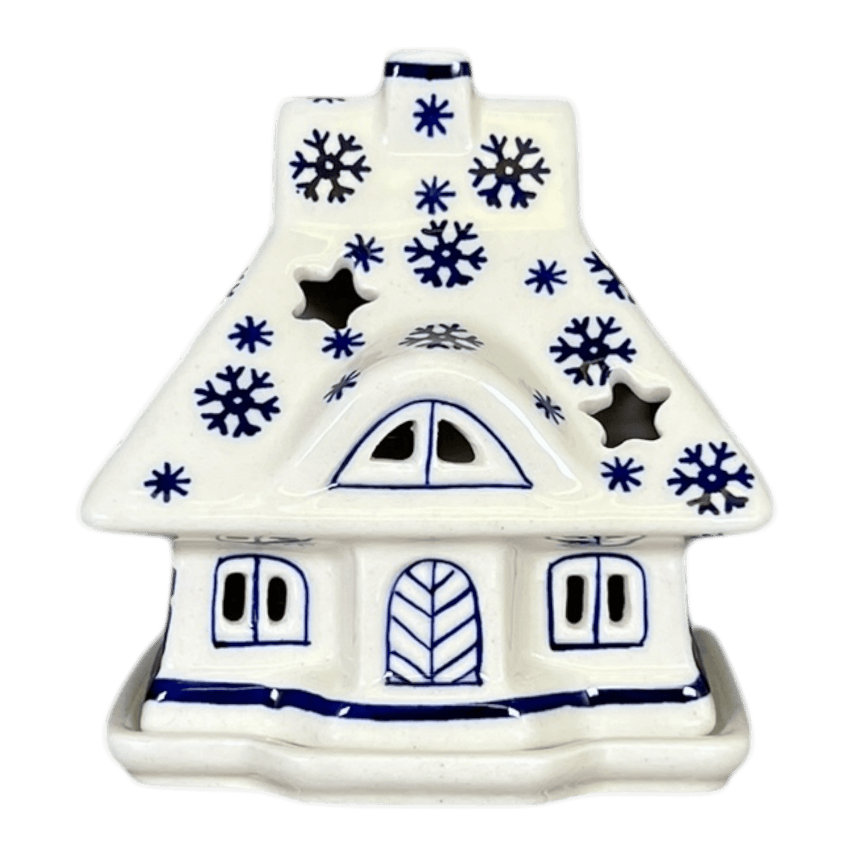 Luminary, House, 5" in "Peaceful Snowfall" by Manufaktura | L020T-PZS