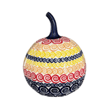 Luminary, Pumpkin, Small, 5.5" in "Psychedelic Swirl" by Manufaktura | L021M-CMZK