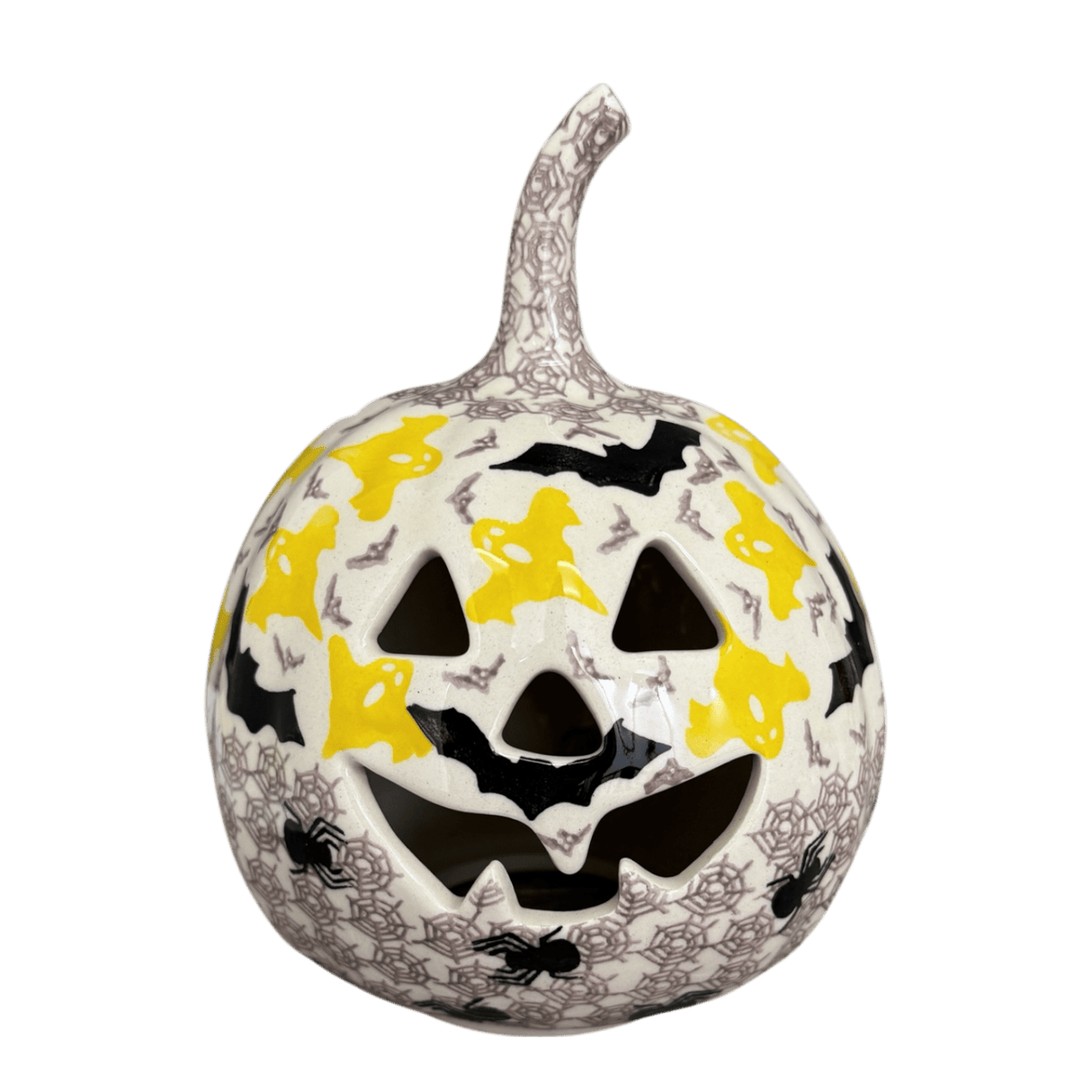 Luminary, Pumpkin, Small, 5.5" in "Spooktacular Bats" by Manufaktura | L021T-AS69
