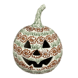 Luminary, Pumpkin, Small, 5.5" in "Prairie Garden" by Manufaktura | L021T-DPST
