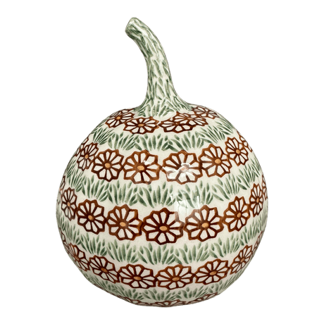 Luminary, Pumpkin, Small, 5.5" in "Prairie Garden" by Manufaktura | L021T-DPST