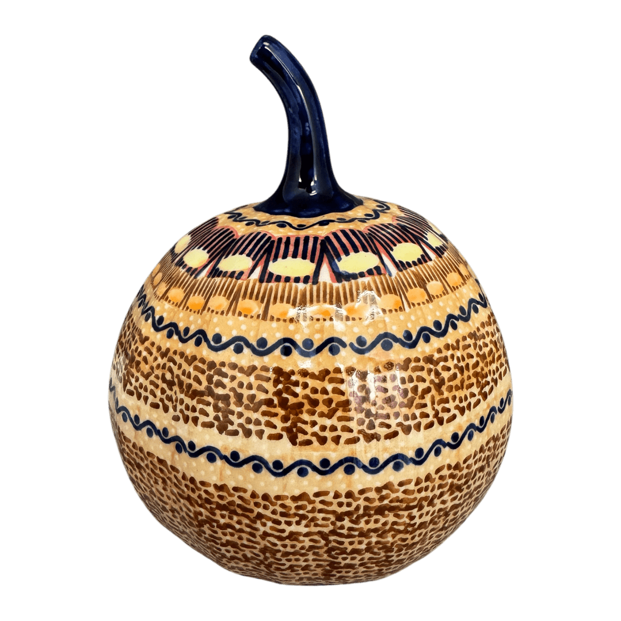 Luminary, Pumpkin, Small, 5.5" in "Desert Sunrise" by Manufaktura | L021U-KLJ