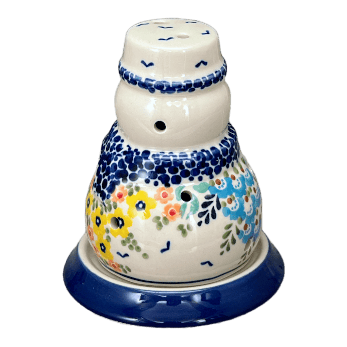 Luminary, Snowman, 5" in "Brilliant Garden" by Manufaktura | L026S-DPLW