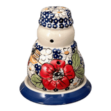 Luminary, Snowman, 5" in "Poppies & Posies" by Manufaktura | L026S-IM02