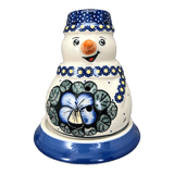 Luminary, Snowman, 5" in "Pansies" by Manufaktura | L026S-JZB